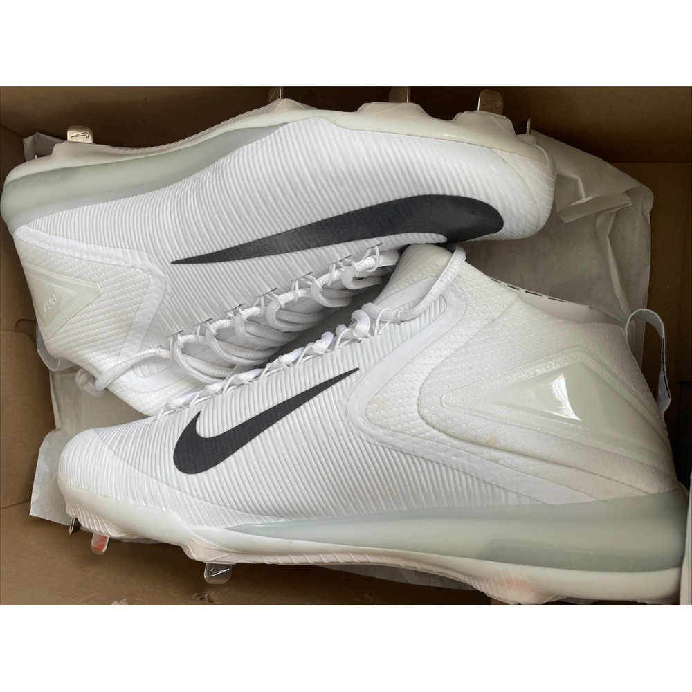 Mens Nike Zoom Trout 3 White Grey, Size 12, New - Picture 6 of 7